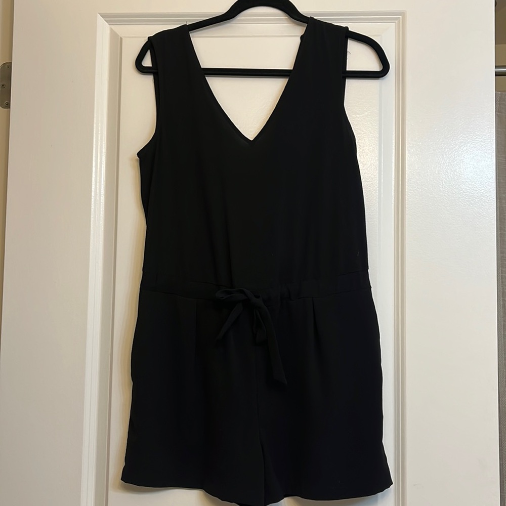 ZARA Black Crepe Romper